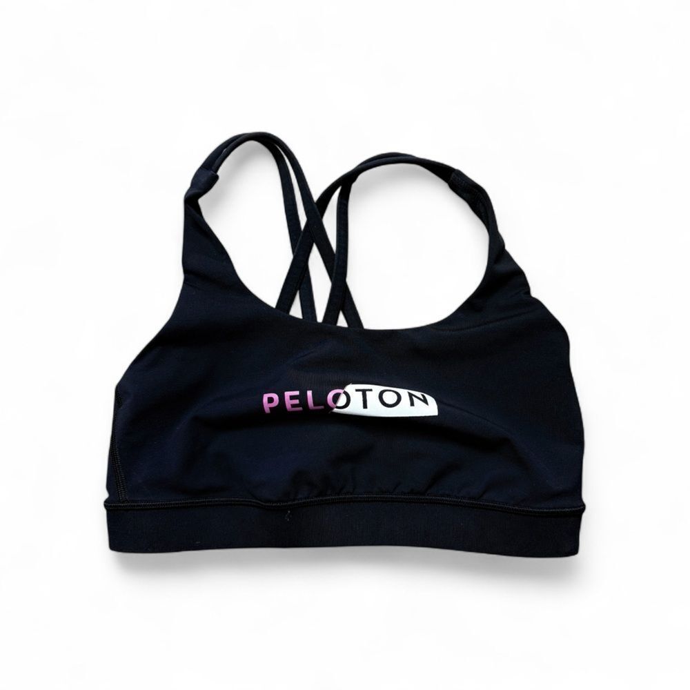 Lululemon Peloton Midnight Black Sports Bra